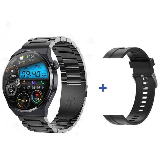 2024 nowy GT3 zawodowiec sprytny zegarek mężczyźni kobiety 390*390 ekran HD tętno Bluetooth połączenie wodoodporna sport SmartWatch dla ios android: zielony