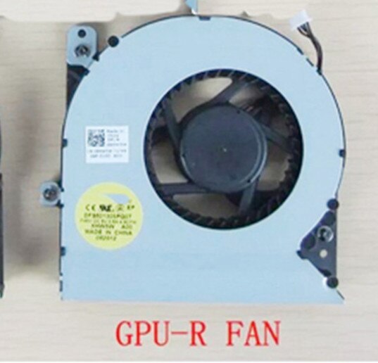 Refroidisseur de cpu pour DELL Alienware M18X R2, ventilateur de refroidissement, FA5V 0PODG8 0RTRCG FA5U FA5W, original: GPU R FAN