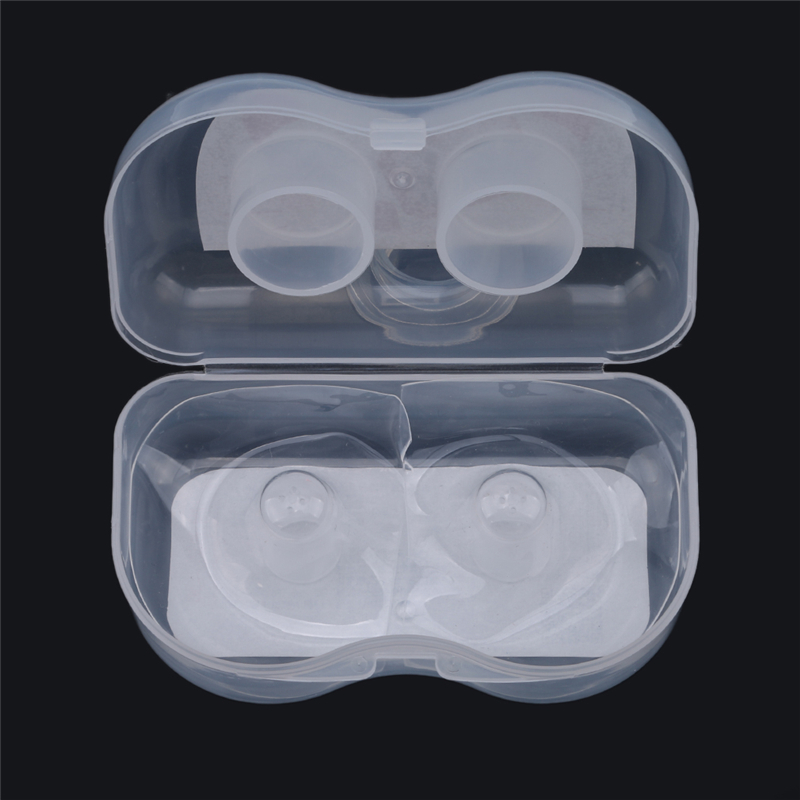 2Pcs Siliconen Tepel Shield Silicone Tepel Protector Baby Moedermelk Voeden Twee Per Doos Zwangere Vrouw