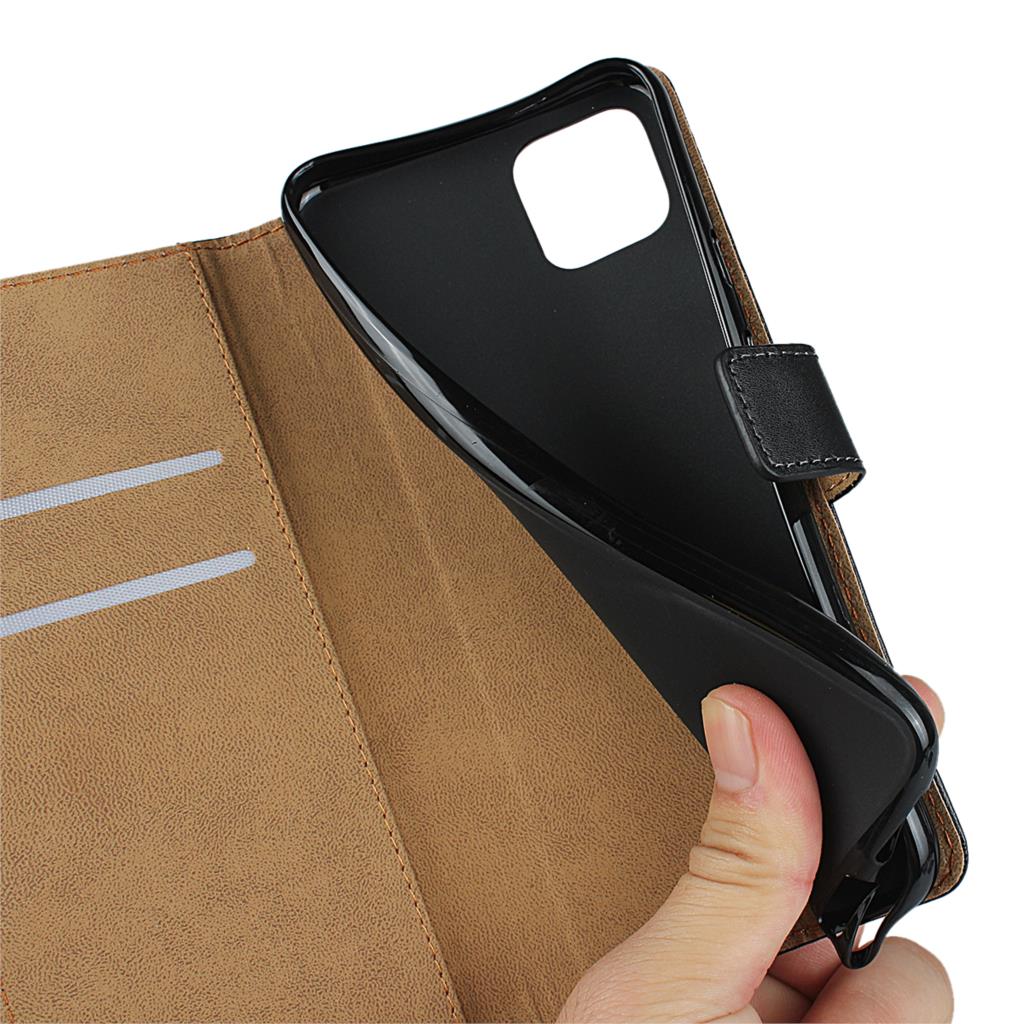 Premium Leder Flip-Cover Luxus Brieftasche fall für Google Pixel 4 XL Pixel 2 3 3A XL karte halter holster telefon shell GG