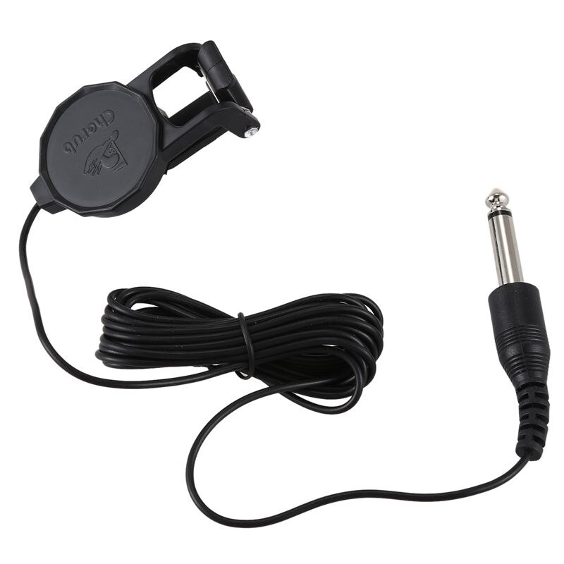 Pinzas de guitarra para ukelele Cherub WCP-60G, pinzas profesionales, Cable de 260cm, accesorios de instrumentos musicales perfectos