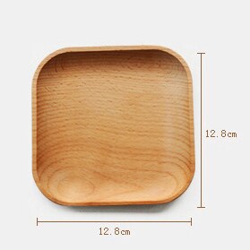 4 st direktförsäljning vedfat hel träfat dessertkaka västerländsk mat bakning köksredskap rund fatbricka mugghållare: B