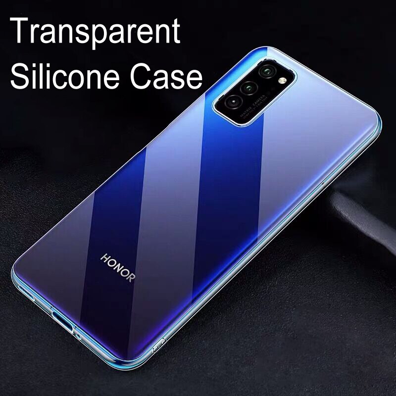 Funda trasera transparente 360 para Huawei Honor X10 X 10 Max Lite 5G, carcasa suave de TPU, Honor X10, 10X, a prueba de golpes