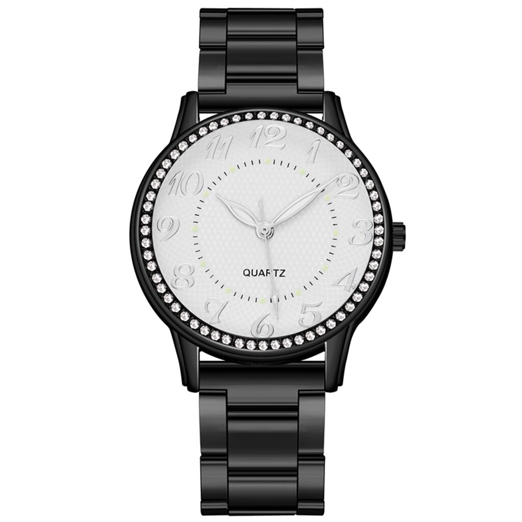 Quartz Watch Women Stainless Steel Dial Casual Bracele Watch Casual Ladies Quartz Wrist Watch Shopping d7: D
