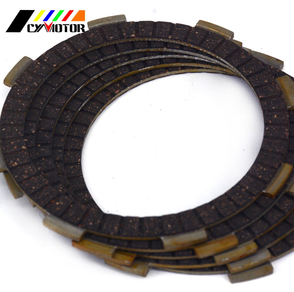 Placas de fricción de embrague de motocicleta, juego de discos para HONDA CR CG CB CBR XL CRF ATC CM DF TLR TR TRX XR 80 85 110 125 150 185-250, 5 uds.