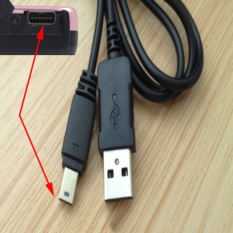 USB Daten Kabel Kamera Daten Bilder Video synchronisieren Transfer Kabel für Casio Exilim EX-S10 EX-S12 EX-Z80 EX-TR200/150 ZR300/1200