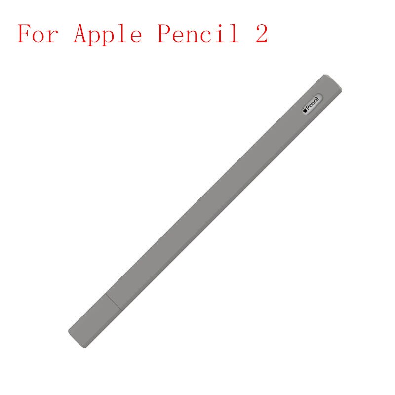 Cute Candy Color Silicone Pencil Case Cap For Apple Pencil 2/1 For iPad Tablet Touch Pen Stylus Cartoon triangl Protective Cover: WS208-2-6