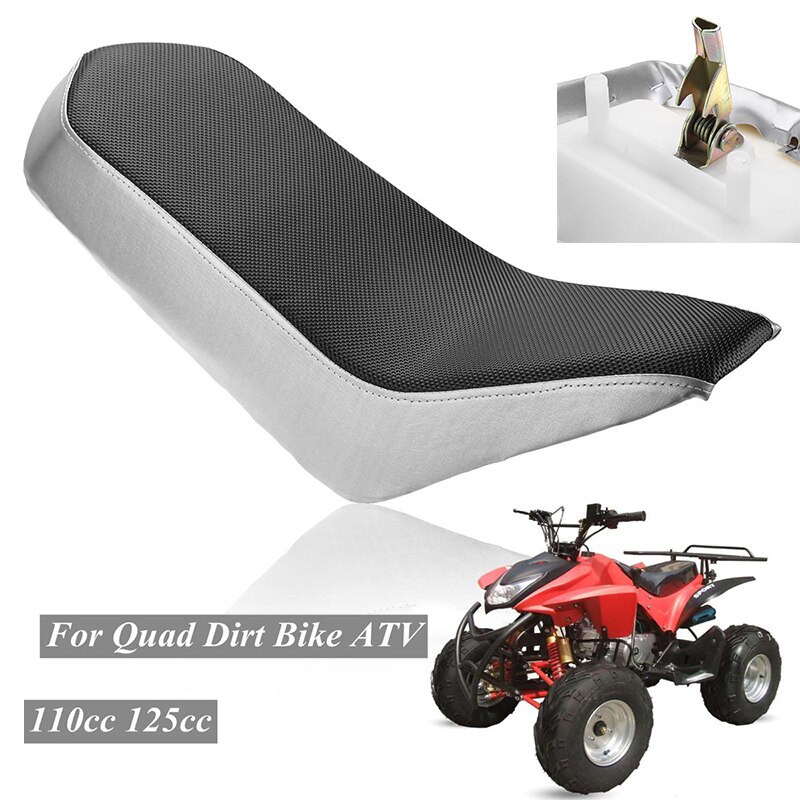 ATV Dirt Bike Seat PVC Vinyl Foam Seat For 110cc 125cc Racing Style Quad Dirt Bike ATV 4-Wheeler