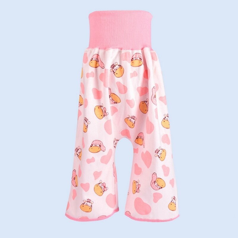 washable prevent bed wetting pure cotton high waist diaper pants prevent leakage of urine learning traning pants: 6