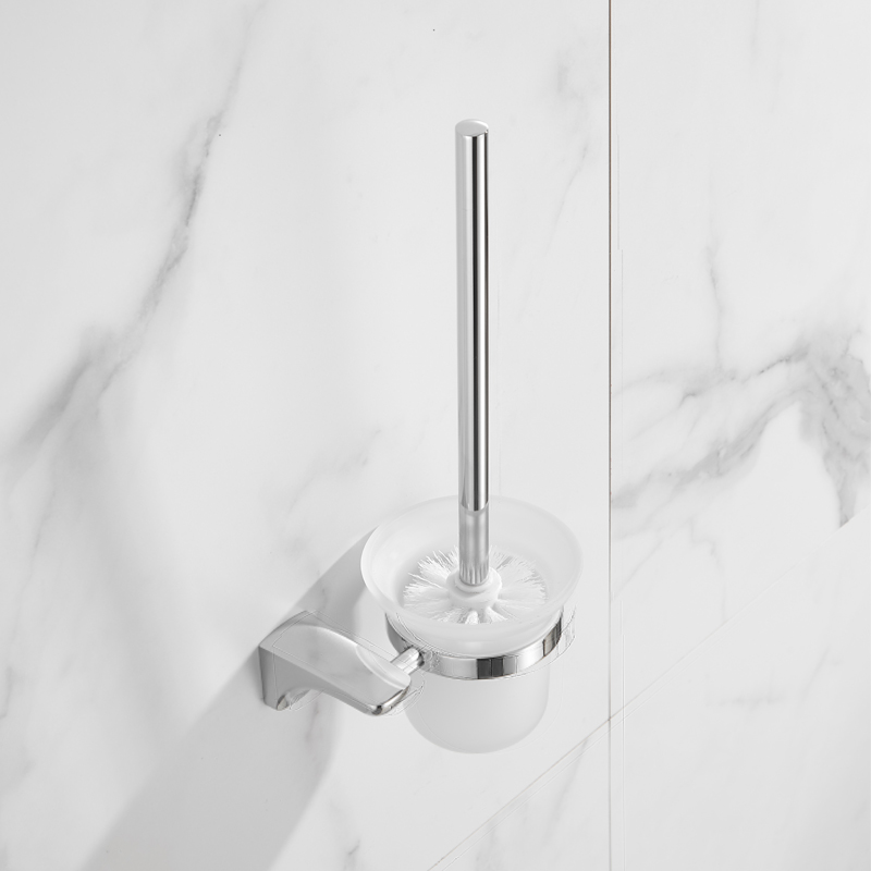 Hoogwaardige Roestvrijstalen Badkameraccessoires Set, Badkamerhaak, Papierhouder, Handdoekstang, Handdoekring, Badkamersets, Chromen 13700: Light Grey