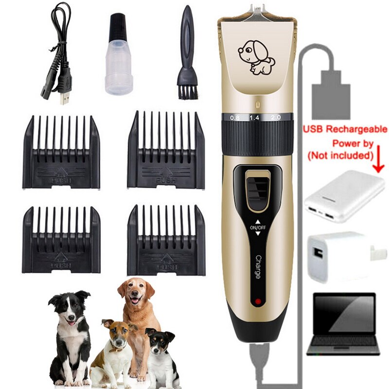 Husdjur hund katt nagel hår trimmer slipmaskin trimning elektrisk klippning skärmaskin usb laddning husdjur frisyr tass rakapparat klippare: C6 typ 2