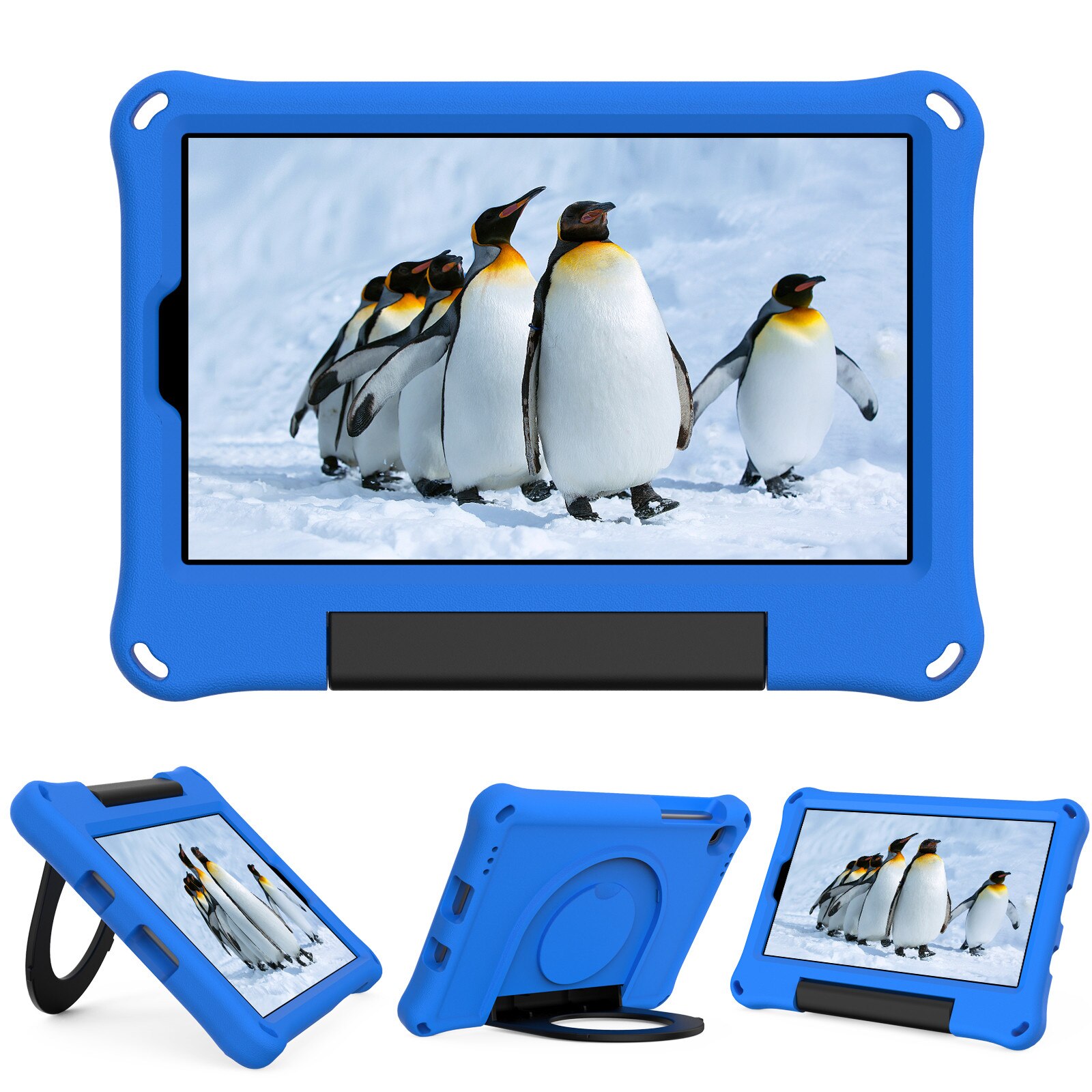 Voor Samsung Galaxy Tab A7 Lite Case Eva Tablet Stand Cover Case Voor Galaxy Tab A7 Lite SM-T220 SM-T225 8.7 inch Kids Case: Blue