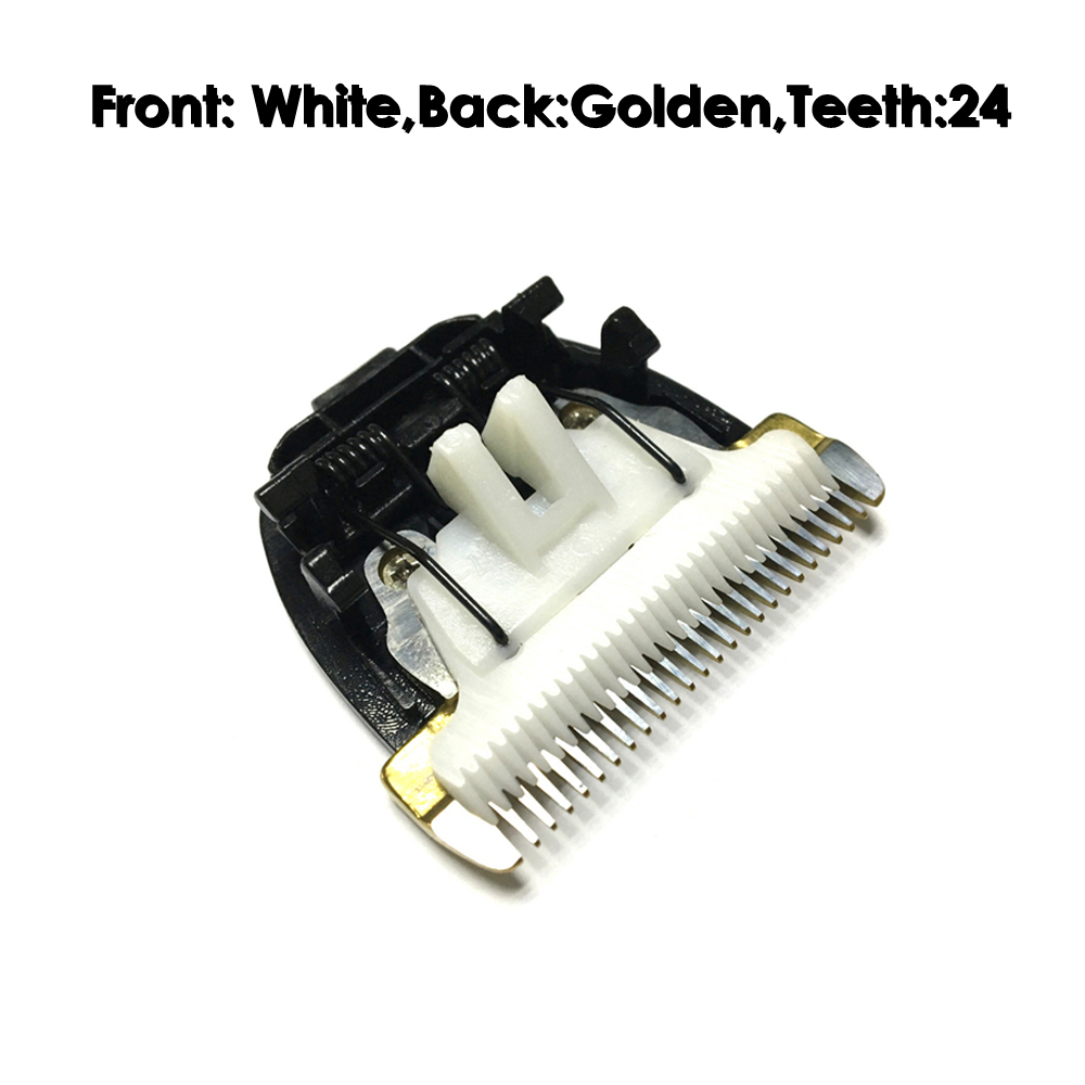 1Pcs Pet Clipper Ceramic Blade for BaoRun P2 P3 P6 P7 P9 S1 Cat Dog Hair Trimmer Grooming Pedicure Knife 6/24/33 Teeth Optional: green