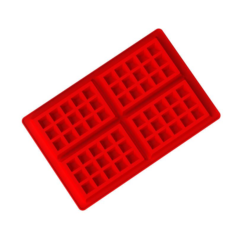 1 pz stampo per cialde in silicone fai da te cialda stampo per cottura al cioccolato torta fai da te Bakeware creatore padella accessori da cucina strumenti di cottura: 2