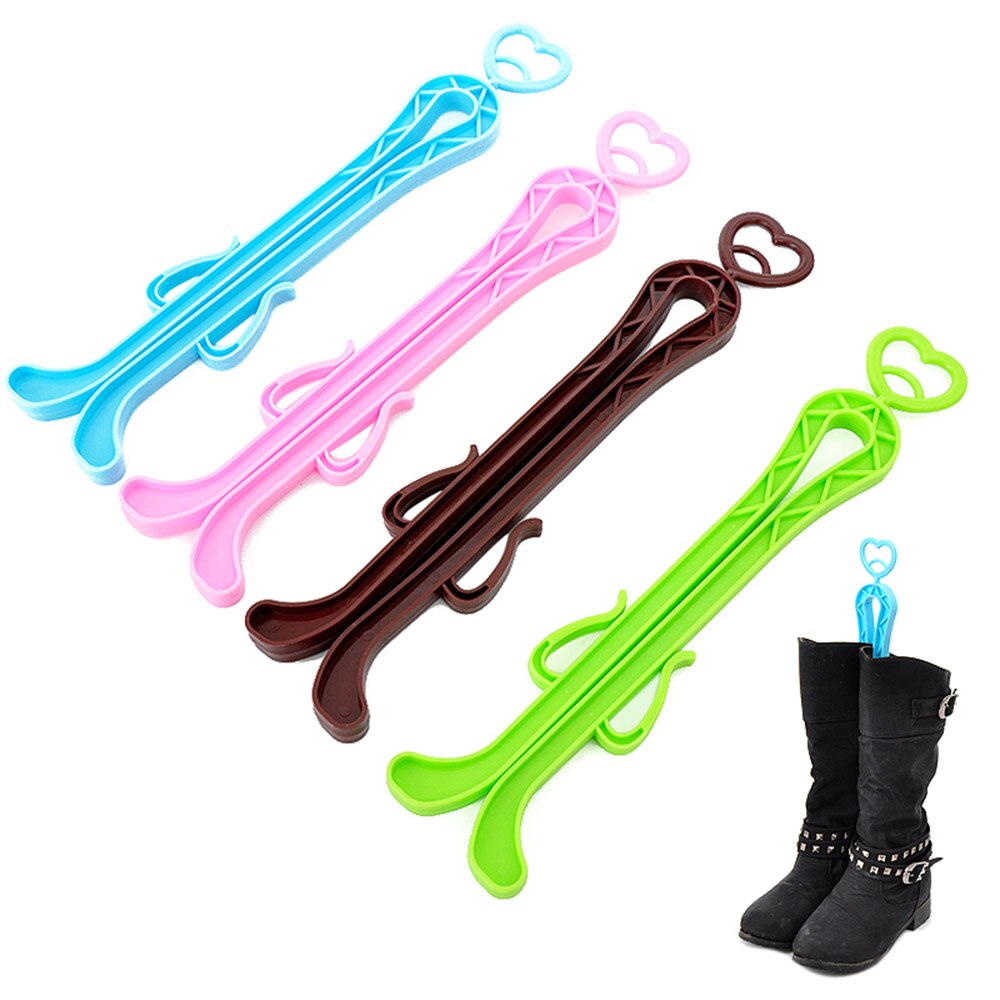 Bottes support de support longues chaussures hautes organisateur cintre arbre en plastique garder le montant et en forme chevillé couleur aléatoire: Default Title