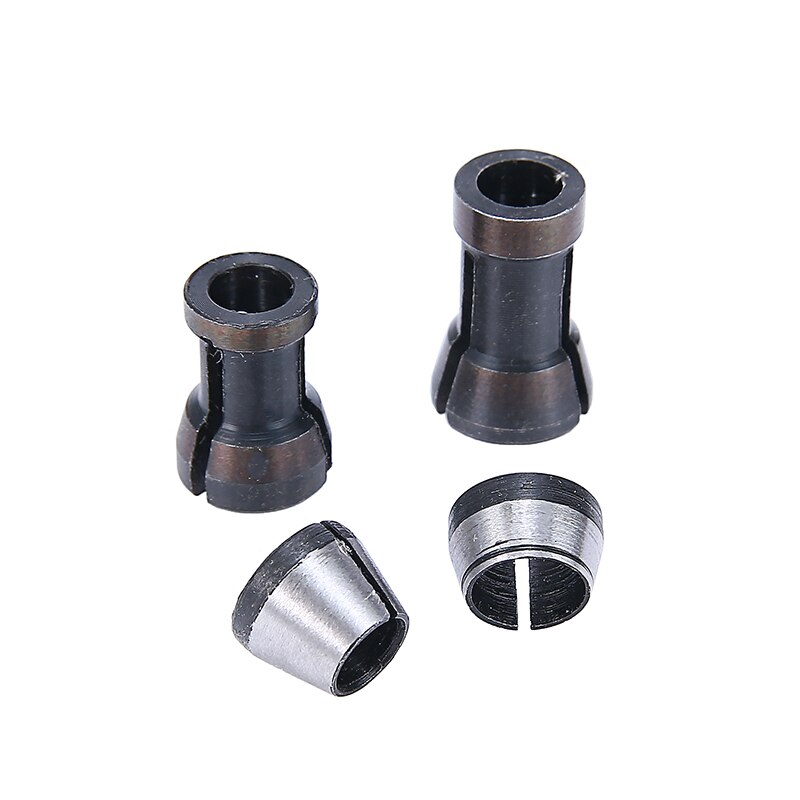 4pcs 6mm 8mm 6.35mm Milling Cutter Collet Chuck Engraving Trimming Milling Cutter For Wood Router Bits Woodworking