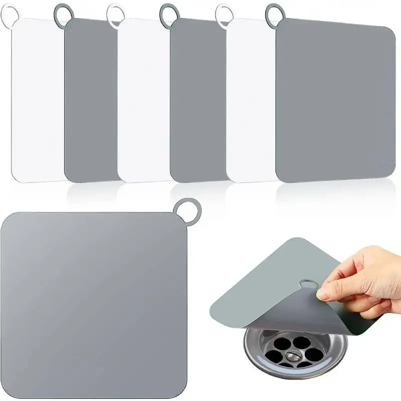 Couvercle de vidange de douche en Silicone, tapis Anti-odeur, bouchon de baignoire de douche, bouchon de vidange en Gel de silice pour baignoire, cuisine, blanchisserie