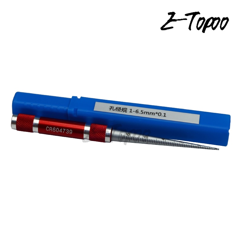 1pcs 1-6.5mm 3-15mm 15-30mm 30-45mm Conical Feeler Gauge Taper Cone Cylinder Gauge Hole Size Diameter Taper measure Gauge