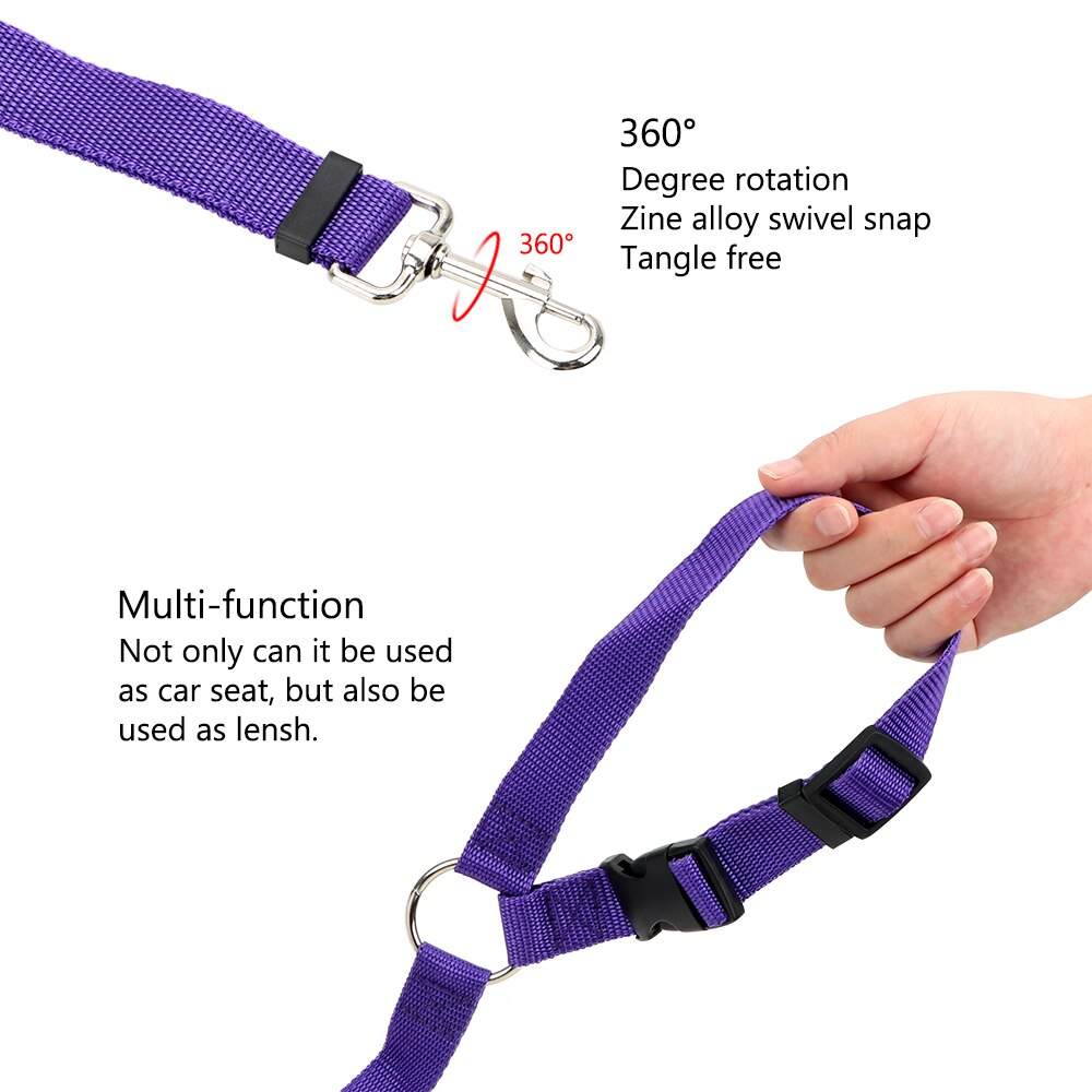 Nylon Hond Levert Verstelbare Auto Gordel Harness Pet Hond Kat Autogordel Huisdier Gordel Veiligheid Leads clip