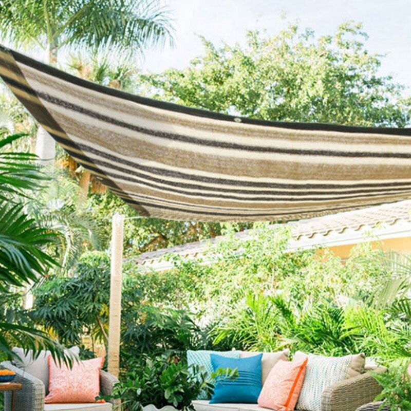 Gorące sprzedawane zasłona zaciemniająca anty-uv osłona przeciwsłoneczna okno 6-Szpilka siatka cieniująca balkon odcień izolacji cieplnej netto pokój słoneczny ogród akcesoria