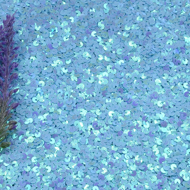 20g/ loten 4mm stijl pailletten losse pailletten voor knutselen diy glitter confetti nagelkunst decoratie pailletten naai accessoires: Ab blauw