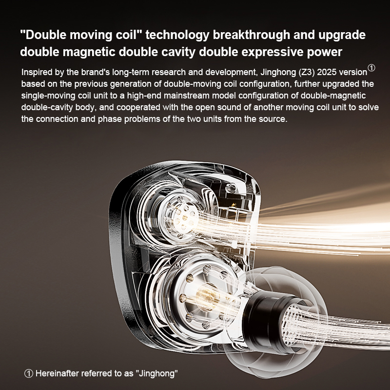 Zhulinniao Jinghong Z3 fones de ouvido HIFI intra-auriculares jogo de música profissional de alta fidelidade 0,78 fones de ouvido destacáveis totalmente metálicos