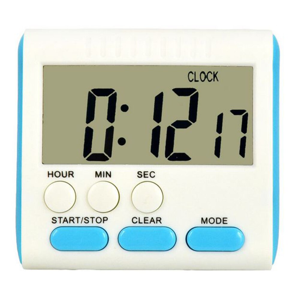 Magnetic Large LCD Digital Kitchen Timer with loud Alarm Count Up& Down Clock to 24 Hours