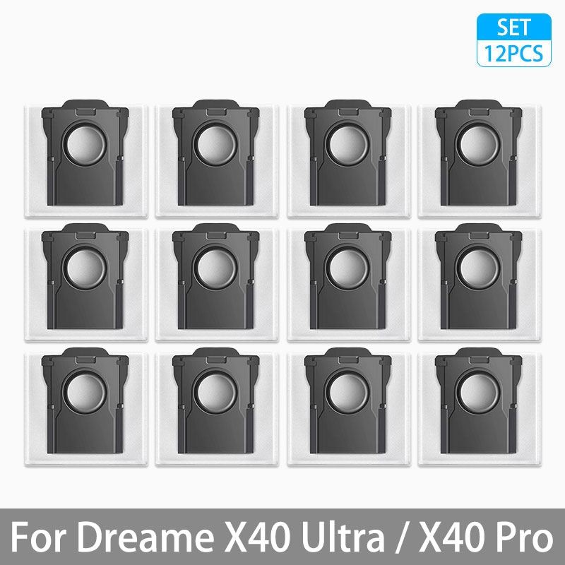 For Dreame X40 Ultra / X40 Pro Accessories Rubber Main Side Brush Mop Cloth Dust Bag HEPA Filter Robot vacuum Replacement Parts