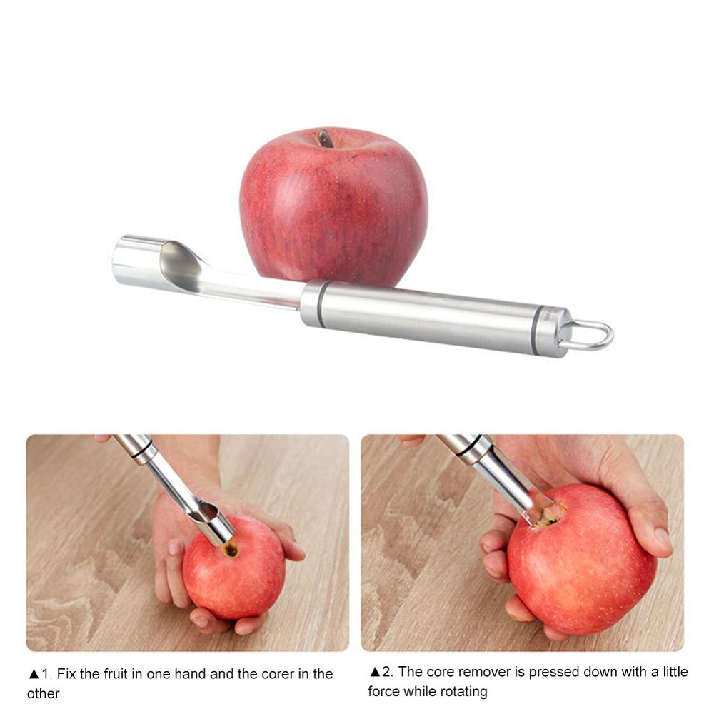 Apple Corer Rvs Peer Fruit Groente Core Seed Remover Cutter Keuken Gadgets Gereedschap