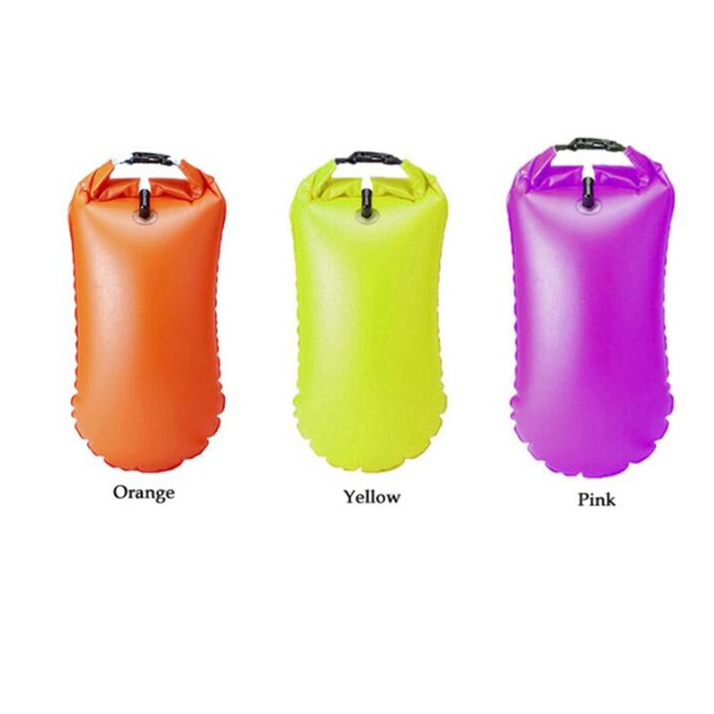 Utendørs svømme bøye multifunksjonell svømming drivpose svømming flyte vanntett pvc livbelte vannsport