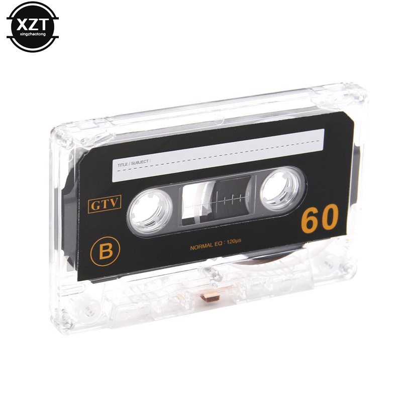 Standard Cassette Blank Tape Player Empty Tape With 60 Minutes Magnetic Audio Tape Recording For Speech Music Recording
