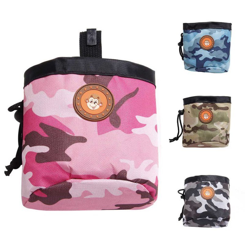 Bolsas portátiles de adiestramiento al aire libre para perros, bolsa de bolsillo de alimentación para mascota perrito, Snack para cachorros, bolsa de cintura de recompensa, ayuda para entrenamiento de comportamiento