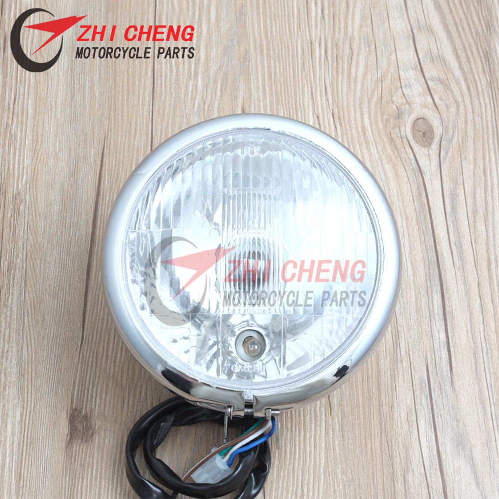 Cruise Motorcycle Chrome Bewerkt Metalen Koplampen Koplamp Voor Honda Steed 400 600 Vlx Magna 250 750 Shadow 400 750