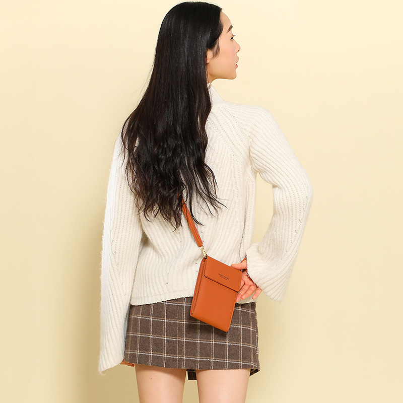 WEICHEN Mini femmes sacs à bandoulière femme téléphone portefeuille femmes sac de messager concepteur petit sac à bandoulière dames portefeuille sac à main
