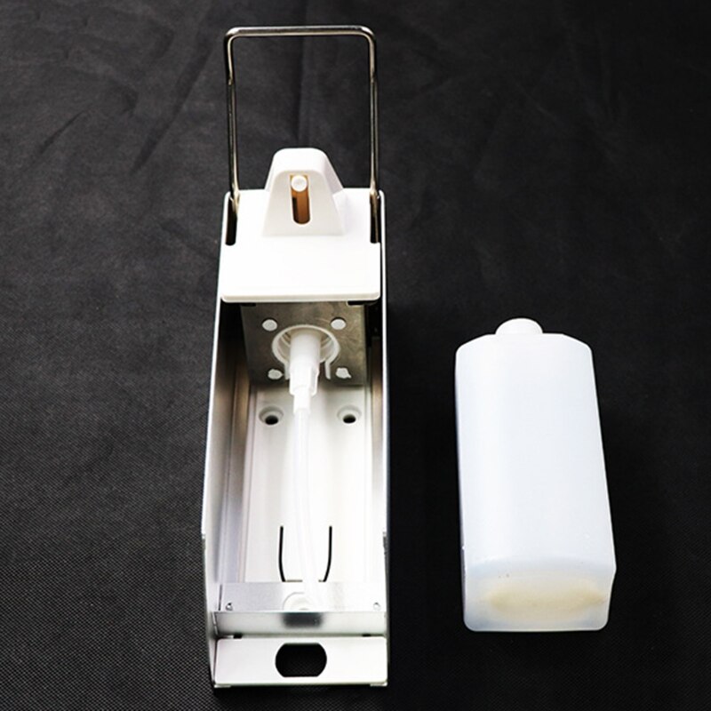 500ml/1000ml Wall Mounted Elbow Soap Dispenser Manual Press Alcohol Mist Spray Dispensers for Bathroom Hotel School
