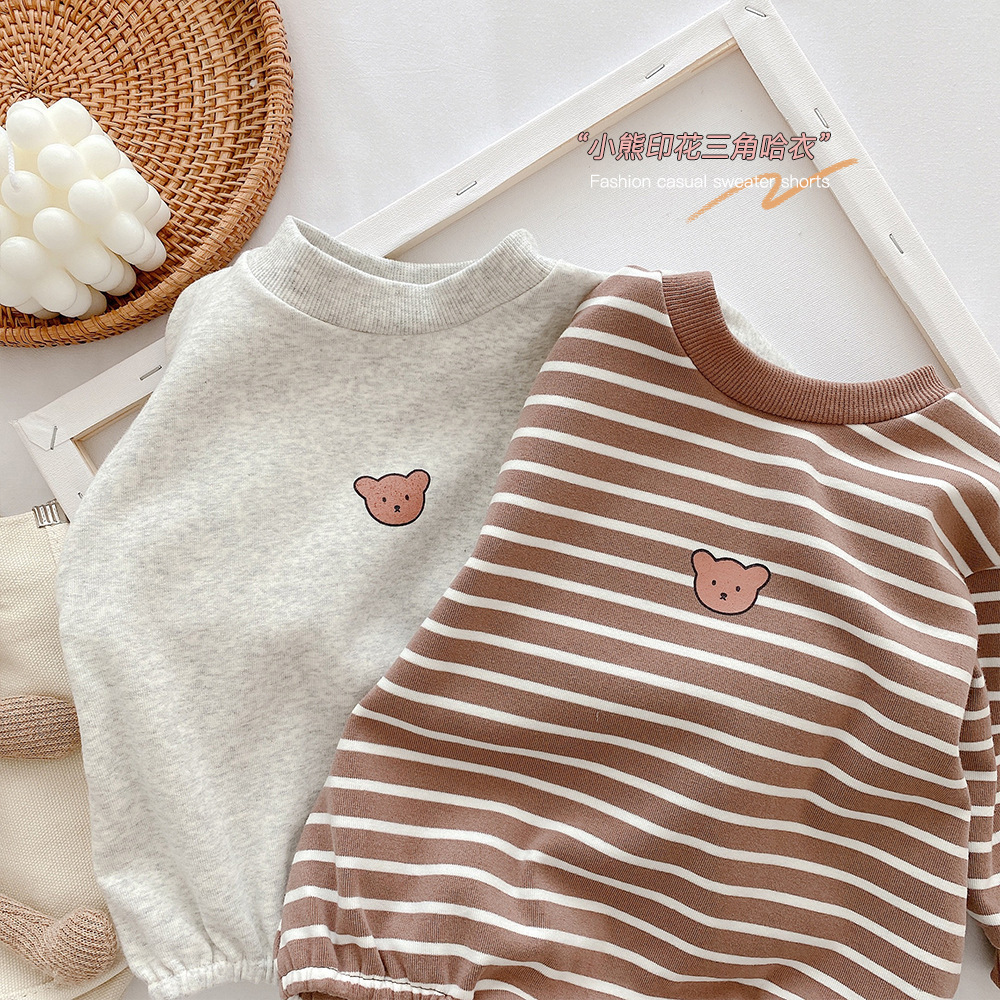 Kleinkind Baby Mädchen Jungen Frühling Volle Hülse gestreift Outwear Overall Kleinkind Neugeborenen freundlicher Overall Bodys Baumwolle Sunsuit 0-24M