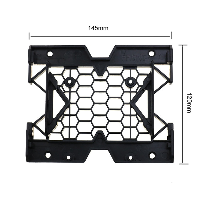 Nworld 5.25 inch to 3.5 inch 2.5inch SSD HDD Tray Caddy Case Adapter Kits Cooling Fan Mounting Bracket