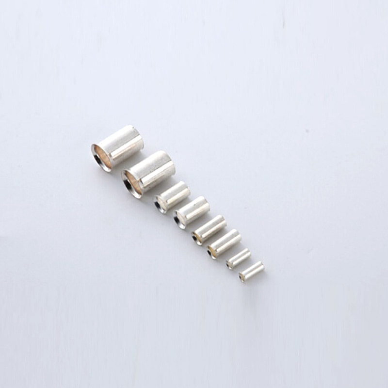 1000PCS 16AWG Bare Copper Wire Ferrules For 1.5mm2 Non-Insulated End Cable Terminal Wire Connector Tinned Crimp Terminal EN1508