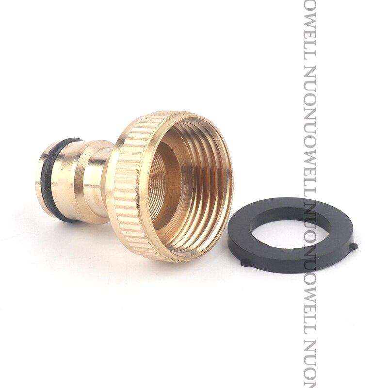 Conectores rápidos de cobre macho hembra G3/4 '', Conector de rosca para grifo de jardín, adaptador de manguera de riego, juntas rápidas, 1 ud.