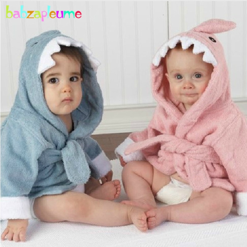 0-24Months/Lente Herfst Kinderen Hooded Badhanddoek Baby Meisjes Jongens Pijamas Cartoon Kinderen Badjas Baby Doopjurk BC1421