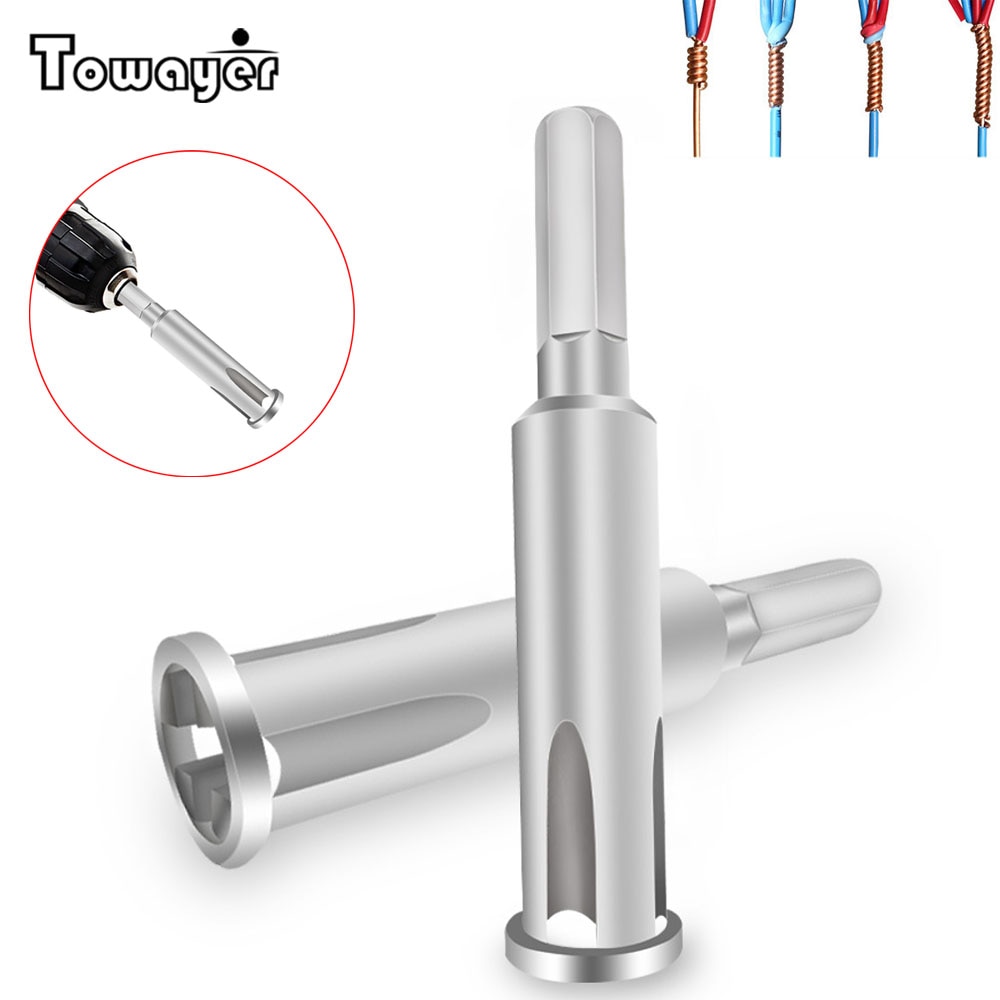 Electrical Twist Wire Tool 2~5 Hole Electrician Universal Automatic Twisting Wire Stripping Doubling Machine Connector