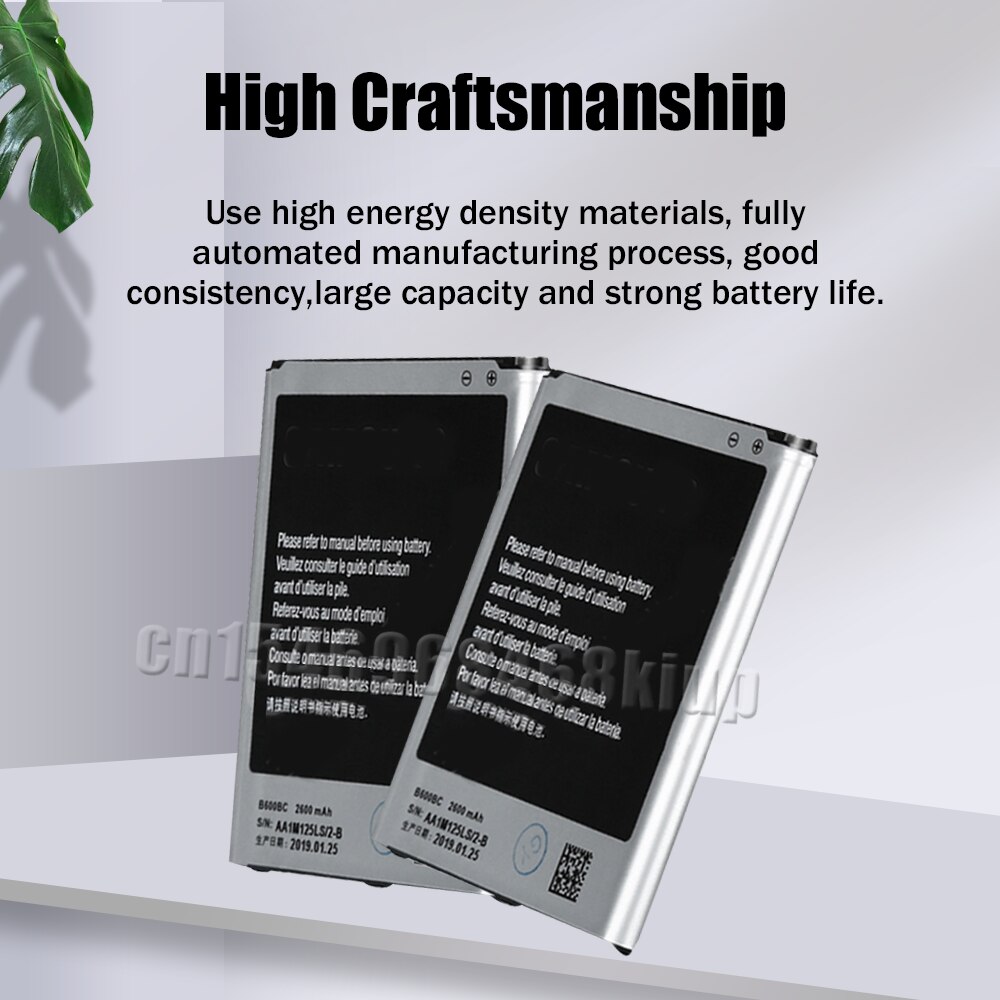 2600Mah B600BC B600BE B600BU Vervangende Telefoon Batterij Voor Samsung Galaxy S4 I9500 I9508 GT-I9505 I9506 I9502 Lithium Batterij