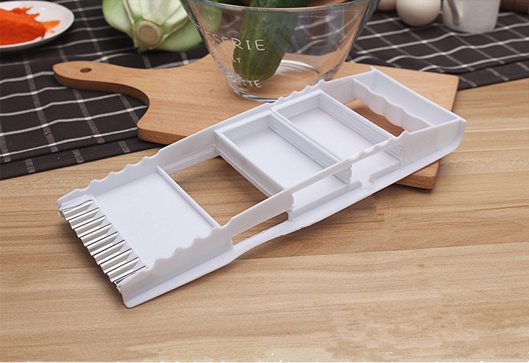 1PC 4 in 1 Multifunction Plastic Vegetable Grater Slicing Mandoline Vegetable Cutter Adjustable Carrot Grater Onion Dicer KX 051