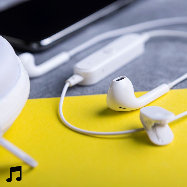 Bluetooth Headset with Microphone - Wireless Earpiece - Portable Hands-Free