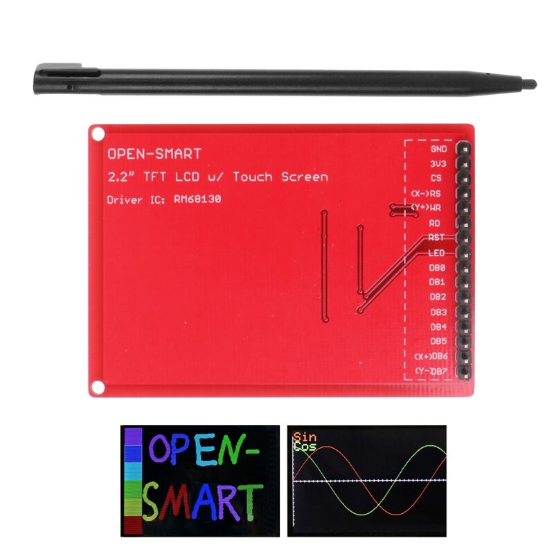 2.2&quot; TFT LCD Touch Screen Breakout Board Module w/ Touch Pen For Arduino