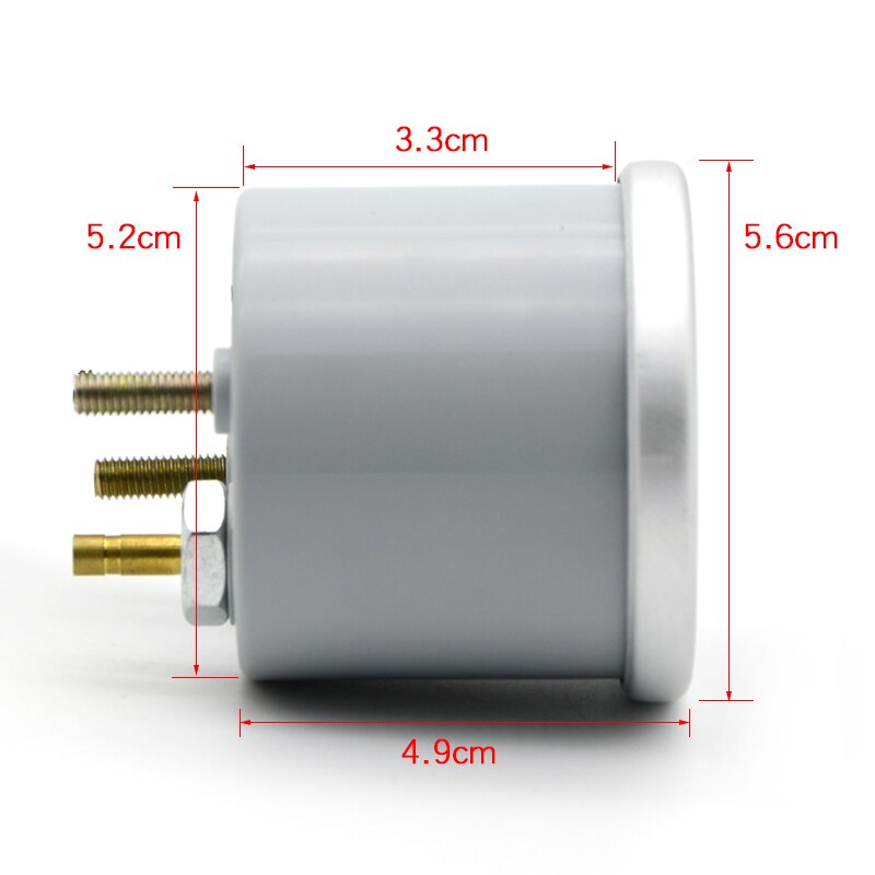 for car Vehicles Turbo table LED Turbo Boost Gauge 0-30 inches of HG Vacuum Scale Set Kit Gauge Pointer car accessories