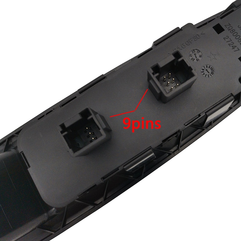 Para citroen c4 botonera elevalunas interruptor de ventana regulador de ventanilla eléctrica botones de mando con panel 2004 a accesorios delantero izquierdo