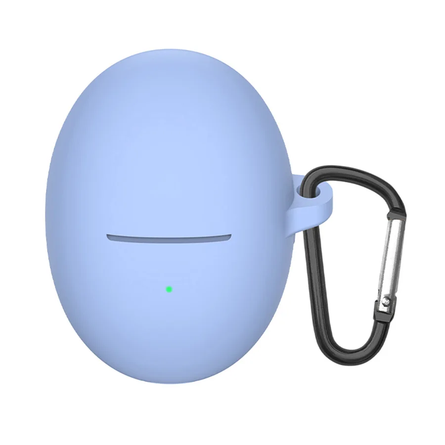 Silikonowe etui ochronne robić Huawei Freebuds 6 Bezprzewodowe etui na słuchawki Bluetooth robić Huawei Freebuds 5 6 Pokrowiec z haczykiem: 2xs / Niebieski