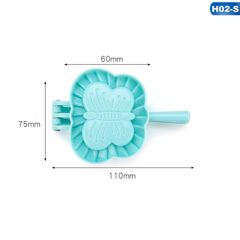 Pour S/M/L 3 modèle boulette moule coeur papillon fleur forme bricolage boulettes faisant pâte presse tarte boulette Ravioli moule cuisine: Butterfly S