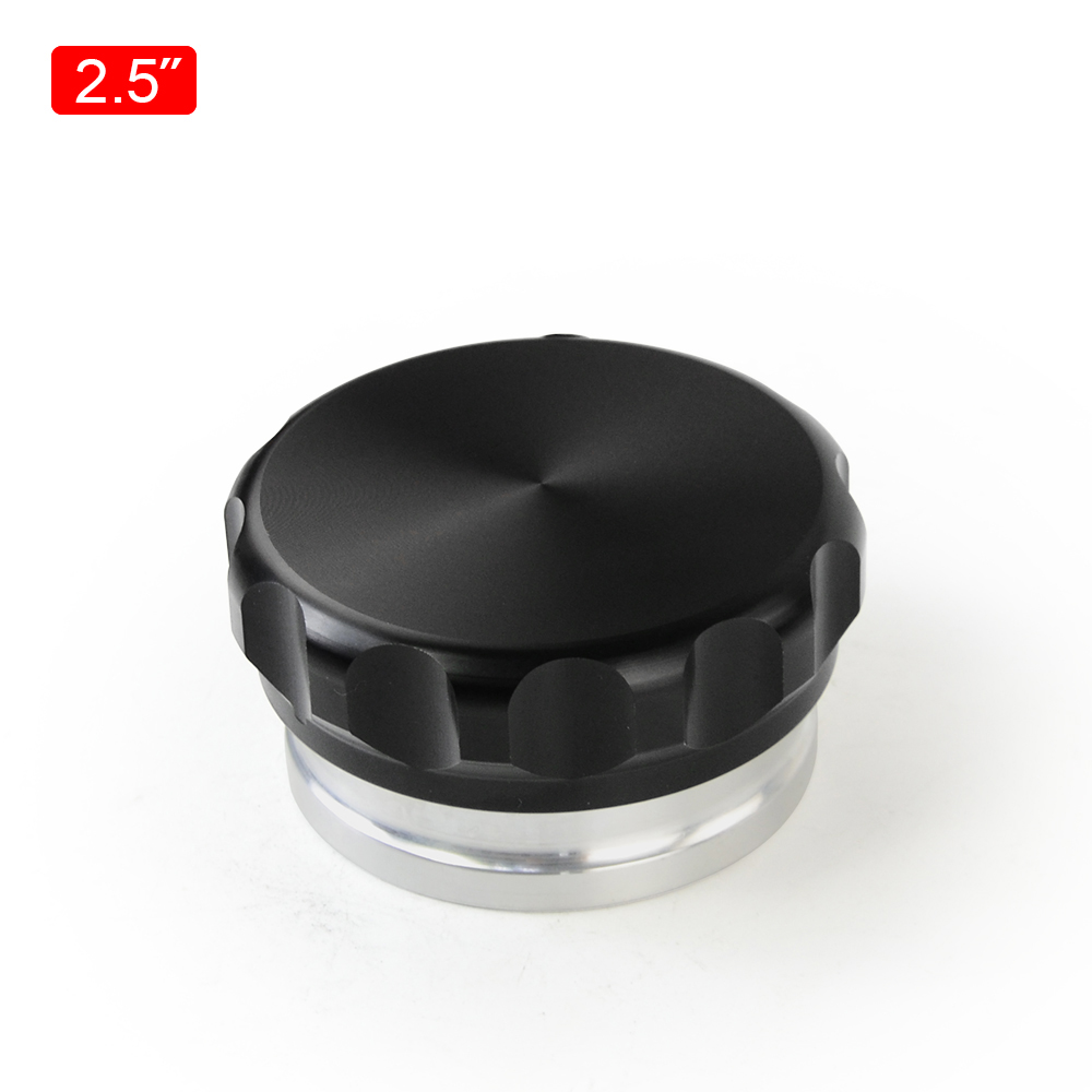 2.5" 63.5mm / 2" 50.8mm / 1" 25.4mm Aluminum Alloy Weld Billet On Filler Neck And Cap Oil Fuel Water Tank Black: 2.5 inch